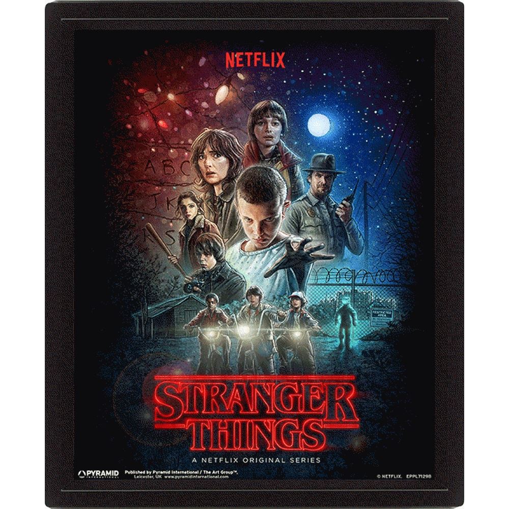 STRANGER THINGS ストレンジャー・シングス (シーズン5 2025年配信決定 ) - One Sheet 3D / インテリア額 - PGS